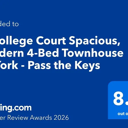 9 College Court Spacious, Modern 4-bed Townhouse In - Pass The Keys * 요크